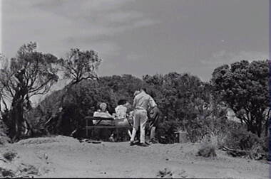Negative - Point Lonsdale - Picnic Area - People, Allan Doney, 1950 -1970
