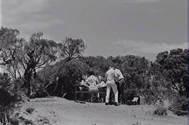 Negative - Point Lonsdale - Picnic Area - People, Allan Doney, 1950 -1970