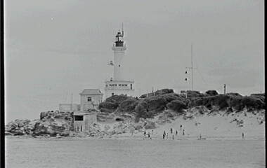 Negative - Point Lonsdale - Light House - Rocks - Beach - People, Allan Doney, 1950 -1970