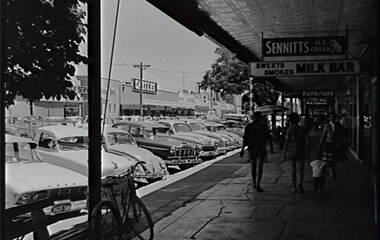Negative - Echuca - Street - Carters, Allan Doney, 1950 -1970