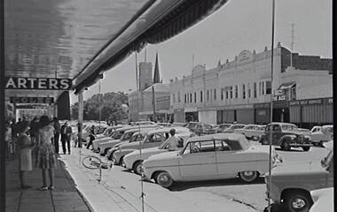 Negative - Echuca - Street - Carters, Allan Doney, 1950 -1970