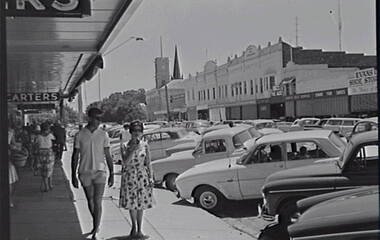 Negative - Echuca - Street - Carters, Allan Doney, 1950 -1970