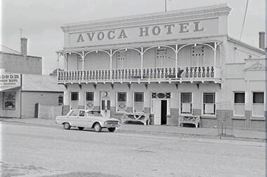Negative - Avoca - Street - Avoca Hotel, Allan Doney, 1950 -1970