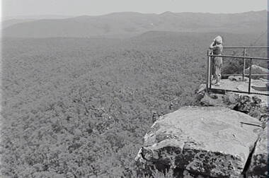 Negative - Mt Victory - Lookout - Mrs Doney - Hills - Trees, Allan Doney, 1950 -1970