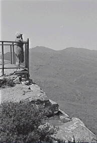 Negative - Mt Victory - Lookout - Mrs Doney - Hills - Trees, Allan Doney, 1950 -1970