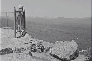 Negative - Mt Victory - Lookout - Mrs Doney - Hills - Trees, Allan Doney, 1950 -1970