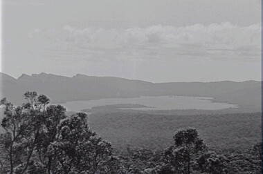 Negative - Mt Victory - Hills - Trees - Lake, Allan Doney, 1950 -1970