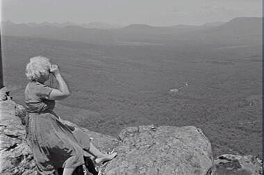 Negative - Mt Victory - Lookout - Mrs Doney - Hills - Trees, Allan Doney, 1950 -1970