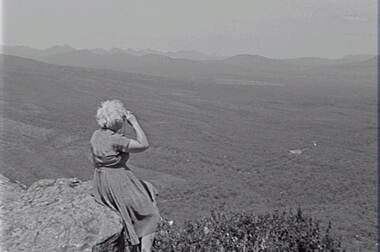 Negative - Mt Victory - Lookout - Mrs Doney - Hills - Trees, Allan Doney, 1950 -1970
