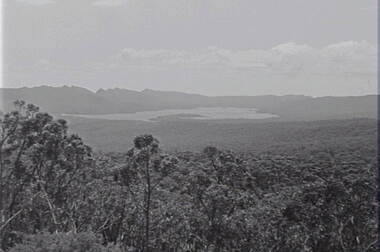 Negative - Mt Victory - Hills - Trees - Lake, Allan Doney, 1950 -1970