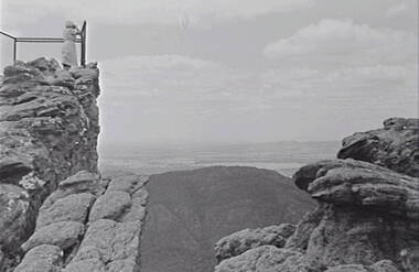 Negative - Pinnacles - Rock Formations - Hills - Lookout - Mrs Doney, Allan Doney, 1950 -1970