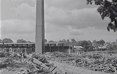 Negative - Stawell - Timber Industries - Rubble, Allan Doney, 1950 -1970