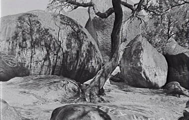 Negative - The Sisters Rocks - Rock Formations, Allan Doney, 1950 -1970