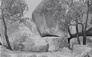 Negative - The Sisters Rocks - Rock Formations, Allan Doney, 1950 -1970