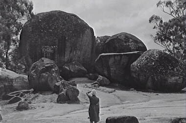 Negative - The Sisters Rocks - Rock Formations - Mrs Doney, Allan Doney, 1950 -1970