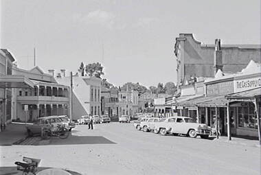 Negative - Stawell - Street - Gas Supply Co, Allan Doney, 1950 -1970