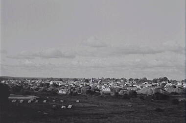 Negative - Urban Scene - Mullock Heaps - Campsite, Allan Doney, 1950 -1970