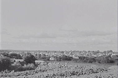 Negative - Urban Scene - Mullock Heaps - Campsite, Allan Doney, 1950 -1970