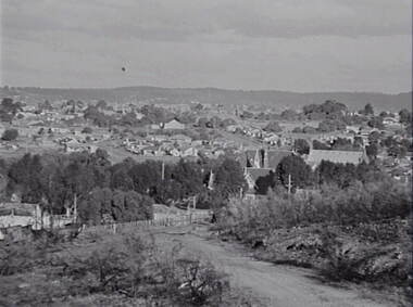 Negative - Long Gully - School - Scrub Hill - Urban Scene - Churches, Allan Doney, 1950 -1970