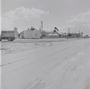 Negative - Gunbower - Street - Bank of New South Wales, Allan Doney, 1950 -1970