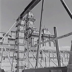 Negative - Post Office - Construction Work, Allan Doney, 1950 -1970