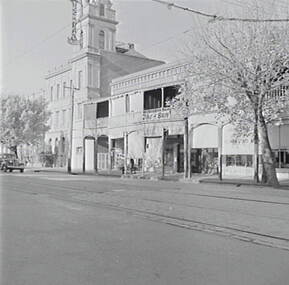 Negative - McCrae Street Bendigo - School of Mines - Businesses, Allan Doney, 1950 -1970