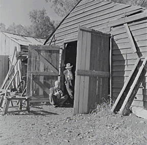 Negative - Work Sheds - Men, Allan Doney, 1950 -1970