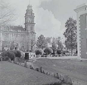 Negative - Town Hall - State Public Offices - Bendigo, Allan Doney, 1950 -1970