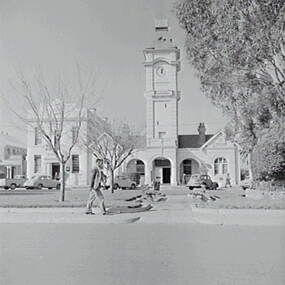 Negative - Redcliffs, Mildura - Clock Tower, Allan Doney, 1950 -1970