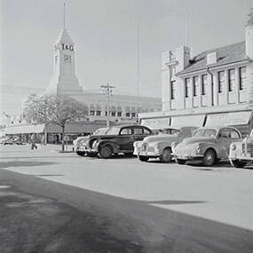 Negative - Redcliffs, Mildura - Street - Newsagents, Allan Doney, 1950 -1970