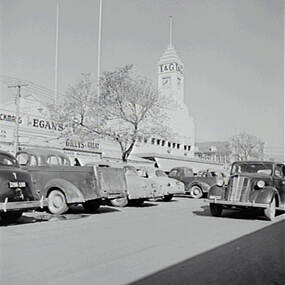 Negative - Redcliffs, Mildura - Street - Egan's, Allan Doney, 1950 -1970