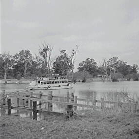 Negative - Redcliffs, Mildura - River Boat, Allan Doney, 1950 -1970
