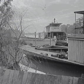 Negative - Redcliffs, Mildura - Paddle Steamer Hero, Allan Doney, 1950 -1970