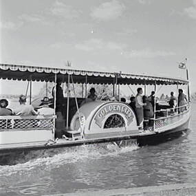 Negative - Paddle Boat - Golden City, Allan Doney, 1950 -1970