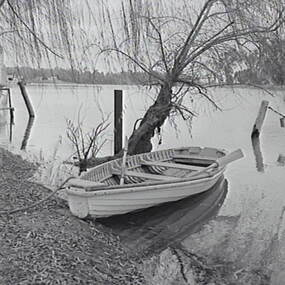 Negative - Lake Weeroona Bendigo - Row Boat, Allan Doney, 1950 -1970