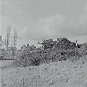 Negative - Shepherds Flat - House Ruins, Allan Doney, 1950 -1970
