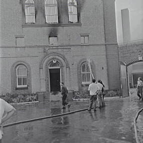 Negative - Bendigo Training Prison - Fire, Allan Doney, 1950 -1970