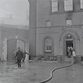 Negative - Bendigo Training Prison - Fire, Allan Doney, 1950 -1970