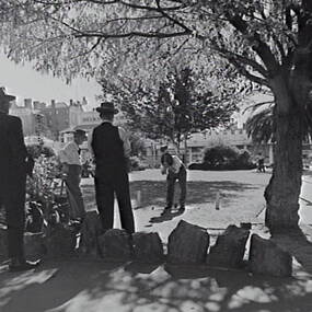 Negative - Town Hall Gardens - Croquet, Allan Doney, 1950 -1970
