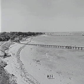Negative - Queenscliff - Pier, Allan Doney, 1950 -1970