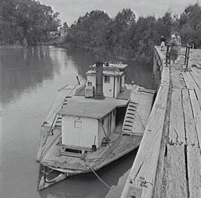 Negative - Paddle Steamer - Echuca, Allan Doney, 1950 -1970
