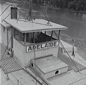 Negative - Paddle Steamer - Adelaide, Allan Doney, 1950 -1970