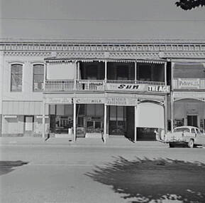 Negative - McCrae Street Bendigo - Businesses, Allan Doney, 1950 -1970