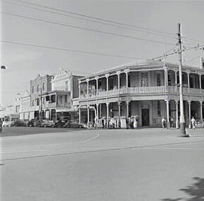 Negative - Williamson Street Bendigo- ANZ - Myer, Allan Doney, 1950 -1970