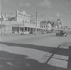Negative - McCrae Street Bendigo Advertiser, Allan Doney, 1950 -1970