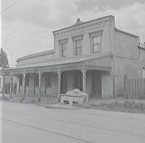 Negative - Admiral Hotel Bendigo - Mechanics Institute Long Gully, Allan Doney, 1950 -1970