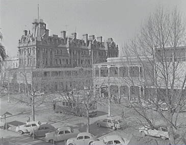 Negative - Shamrock Hotel Bendigo and Bank of Australasia - Bendigo, Allan Doney, 1950 -1970