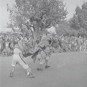 Negative - Bendigo Easter Fair - Chinese Dragon Awakening Ceremony, Allan Doney, 1950 -1970