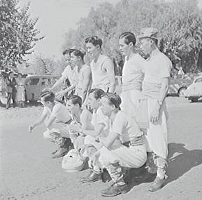 Negative - Bendigo Easter Fair 1955 - Chinese Association Boys, Allan Doney, 1950 -1970