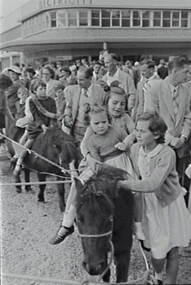 Negative - Bendigo Easter Fair 1957 - Pony Rides, Allan Doney, 1950 -1970
